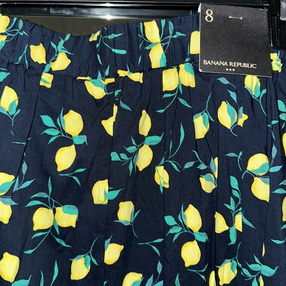 Banana Republic Lemon Print Skirt - Picture 3 of 6